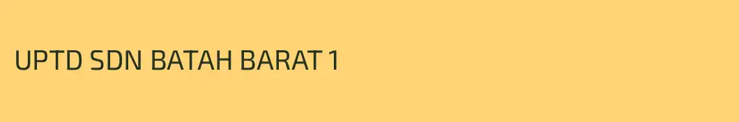 UPTD SDN BATAH BARAT 1